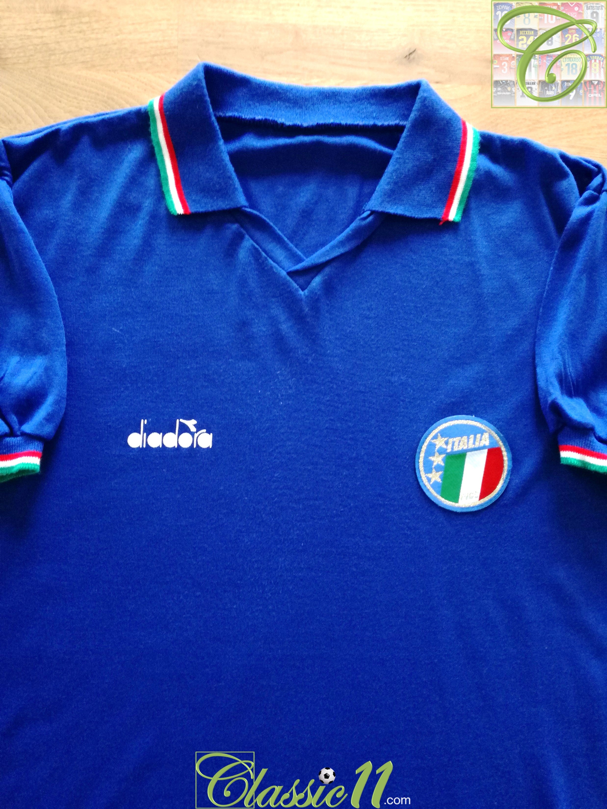 1985-86 Italy Home Football Shirt