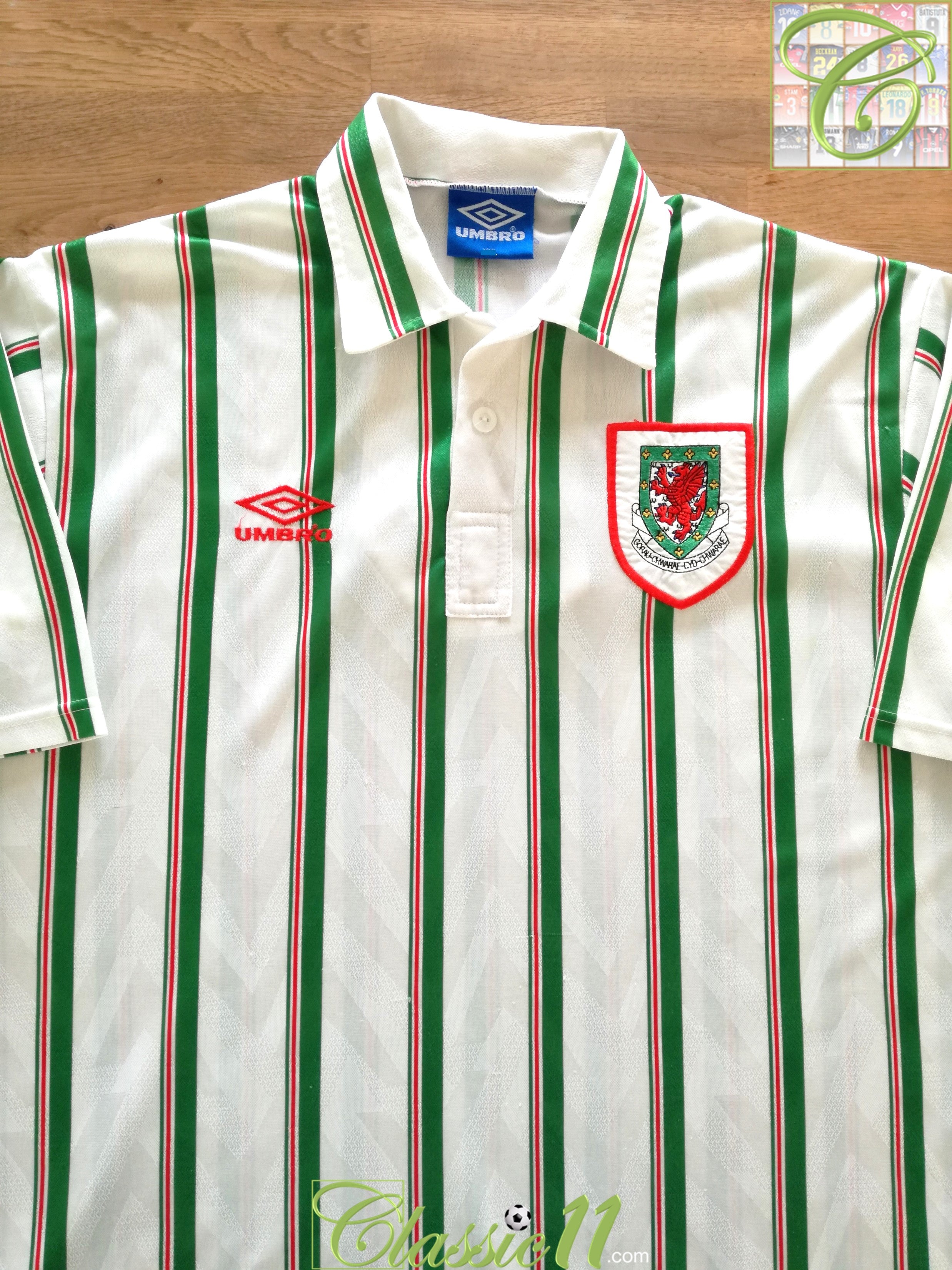 1993/94 Wales Away Football Shirt