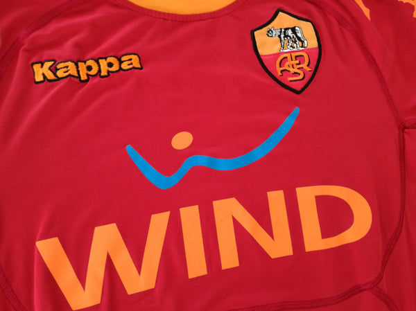 2010/11 Roma Home Football Shirt Old Kappa Soccer Jersey | Classic Football
