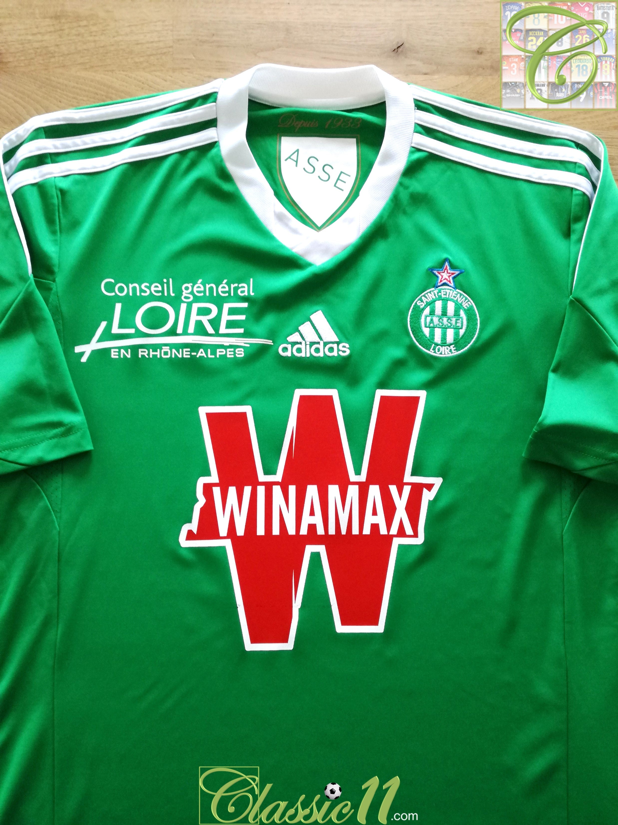 2013/14 Saint Étienne Home Football Shirt