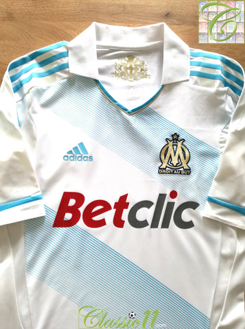 2011/12 Marseille Home TechFit Football Shirt (L)