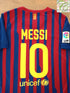 2011/12 Barcelona Home La Liga Football Shirt Messi #10