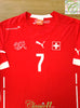 2014/15 Switzerland Home Football Shirt Barnetta #7 (L)