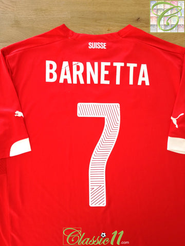 2014/15 Switzerland Home Football Shirt Barnetta #7