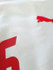 2006 Tunisia Home World Cup Football Shirt Trabelsi #6 (S)