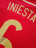 2013/14 Spain Home Football Shirt Iniesta #6 (L)