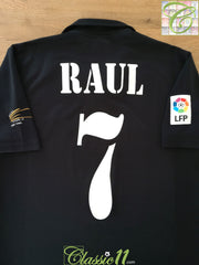 Real Madrid Centenary RAUL #7 2002 Champions League Home Jersey