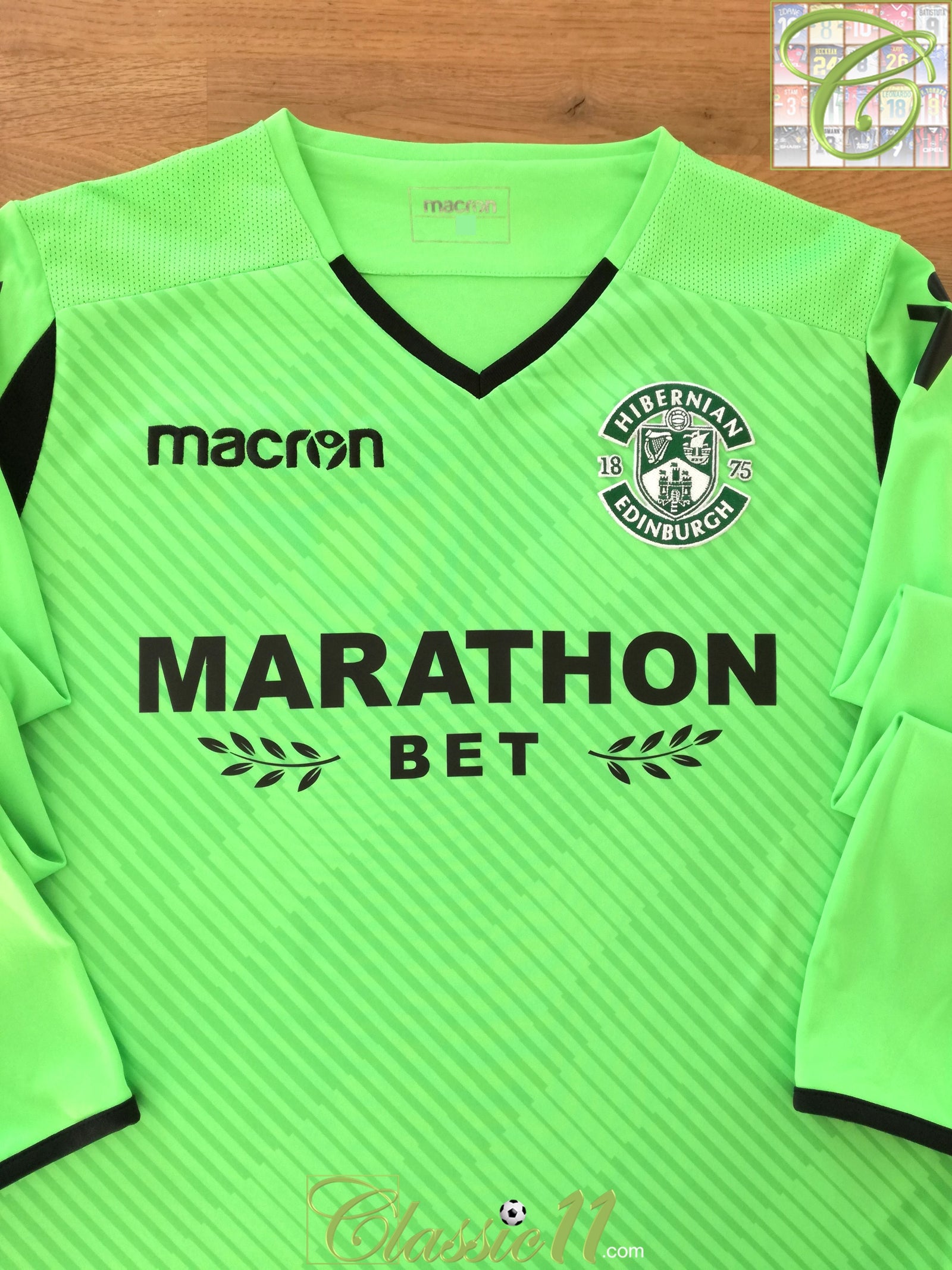 2018/19 Hibernian Goalkeeper Football Shirt