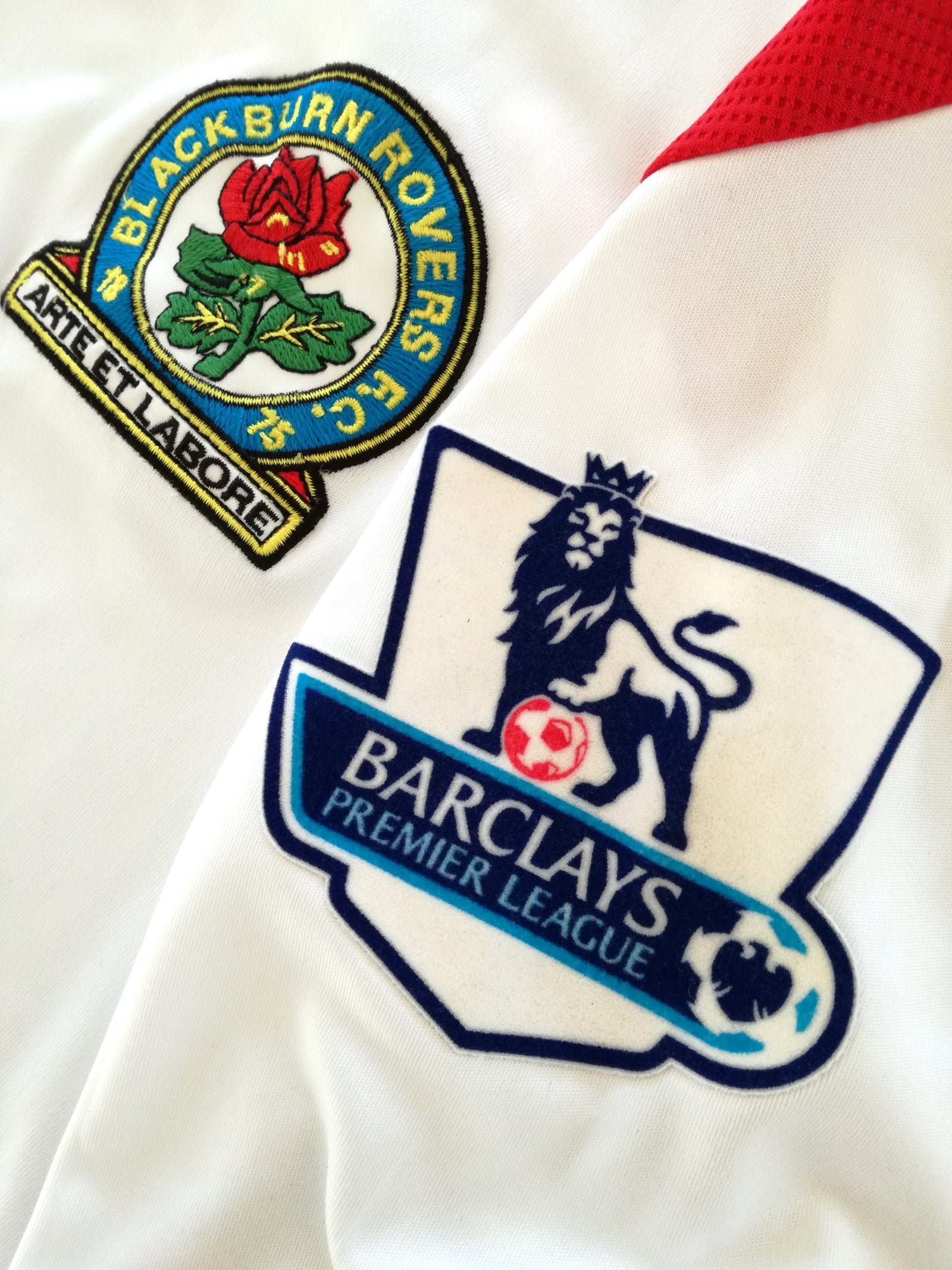 2010 Blackburn Rovers Away Premier League Match Worn (vs Portsmouth) Football Shirt Roberts #9