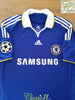 2008 Chelsea Home Champions League Match Issue Football Shirt Sidwell #9 (L)