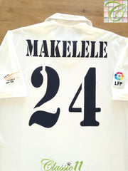 2002 Real Madrid Home La Liga Football Shirt Makelele #24