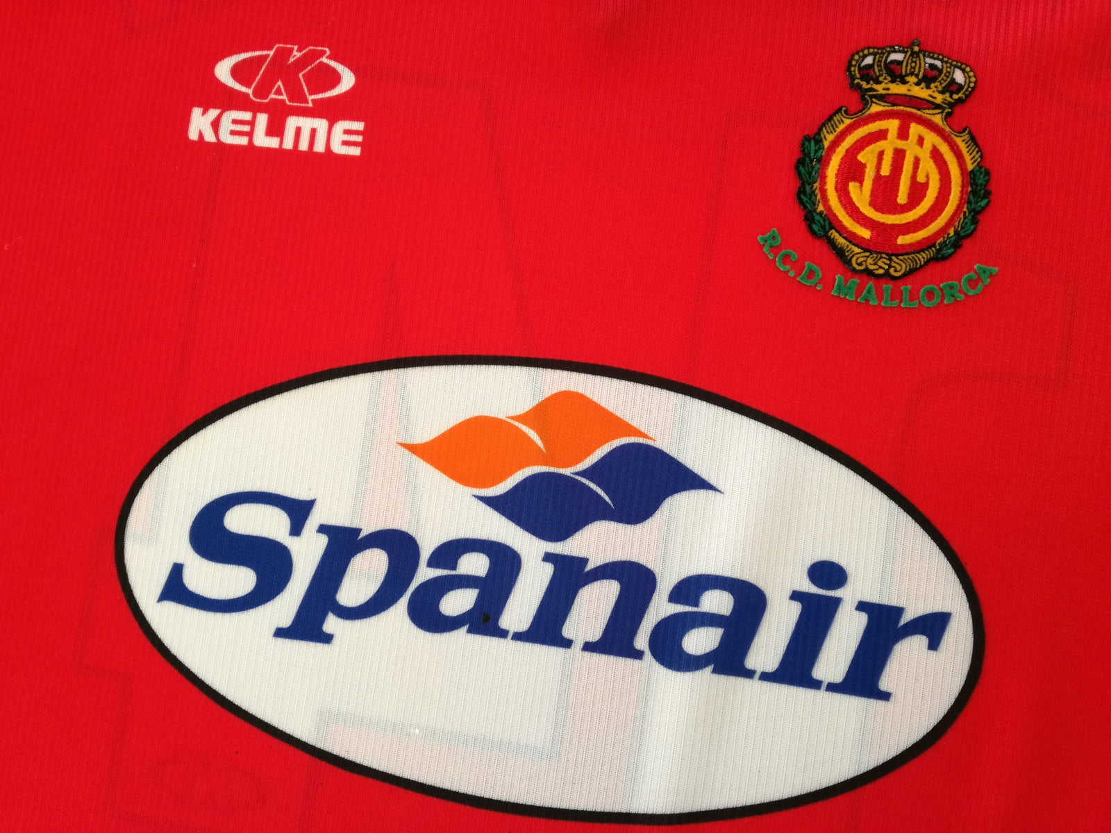 1999/00 RCD Mallorca Home La Liga Football Shirt Olaizola #14 (XL)