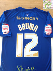 2011 Leicester City Home Championship Match Worn (vs Portsmouth) Football Shirt Bruma #12