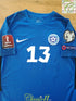 2021 Estonia Home World Cup Qualifiers Match Worn (vs Wales) Football Shirt Lilander #13 (M)