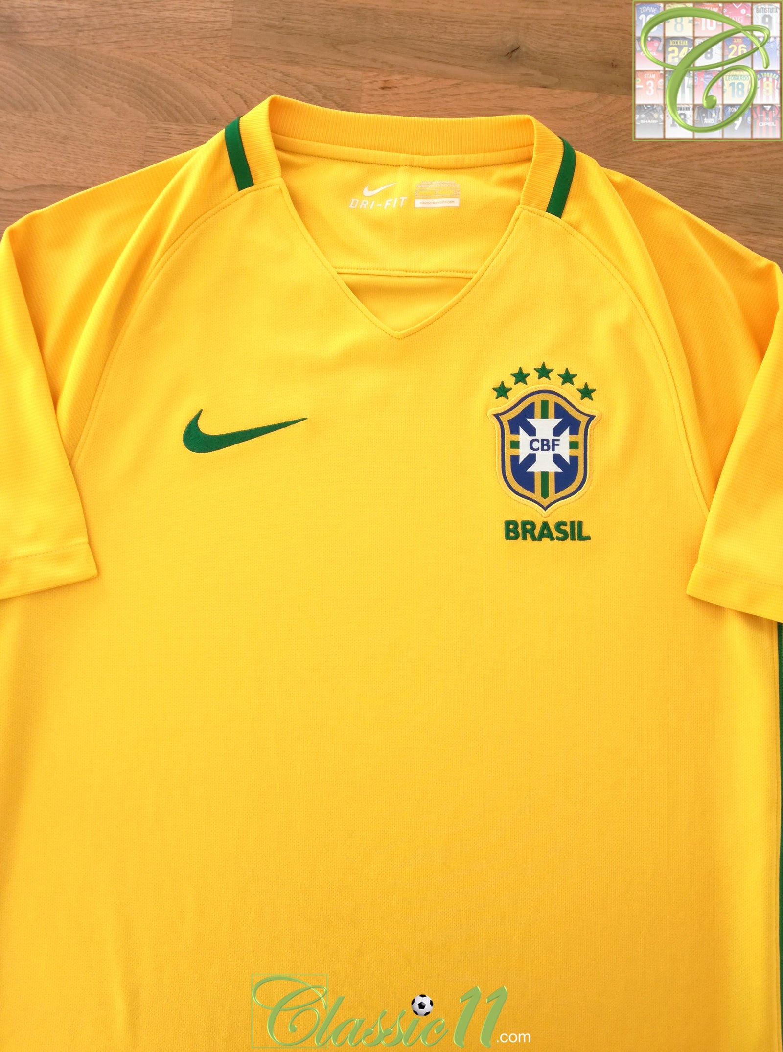 2016/17 Brazil Home Football Shirt