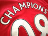 2007/08 Man Utd Home Football Shirt 'Champions of Europe 08' (XXL)