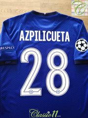 2020/21 Chelsea Home Champions League Football Shirt Azpilicueta #28