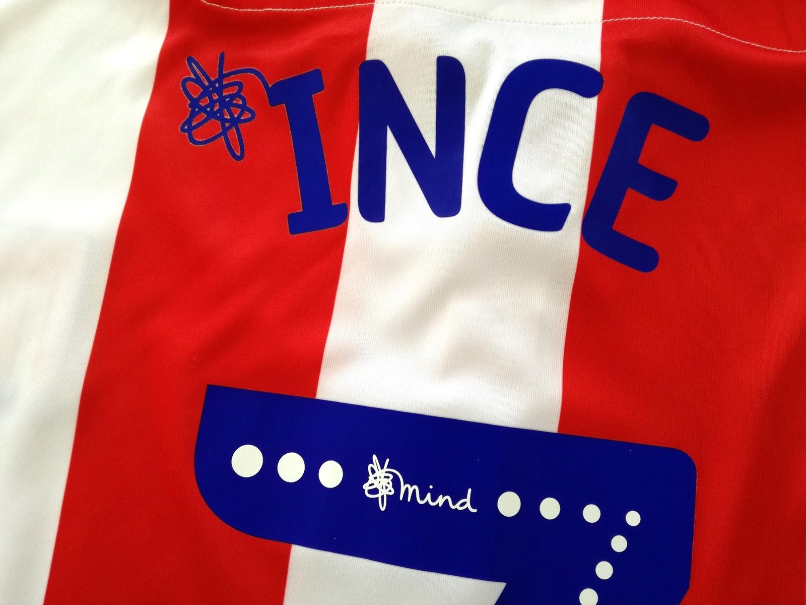 2019/20 Stoke City Home Championship Football Shirt Ince #7 (3XL)