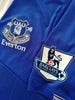 2009/10 Everton Home Match Issue Premier League Football Shirt Baxter #37 (Signed) (L)