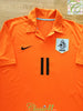 2006/07 Netherlands Home Football Shirt Robben #11 (L)