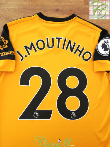 2020/21 Wolverhampton Wanderers Home Premier League Football Shirt J. Moutinho #28