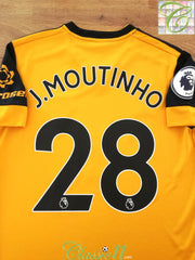 2020/21 Wolverhampton Wanderers Home Premier League Football Shirt J. Moutinho #28