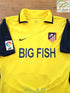 2003 Atlético Madrid Away La Liga Football Shirt Ibagaza #18 (S)