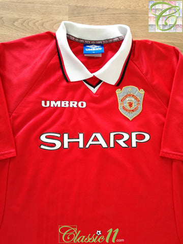 1997/98 Man Utd Home European Football Shirt