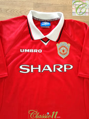 1997/98 Man Utd Home European Football Shirt