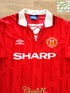 1992/93 Man Utd Home Football Shirt