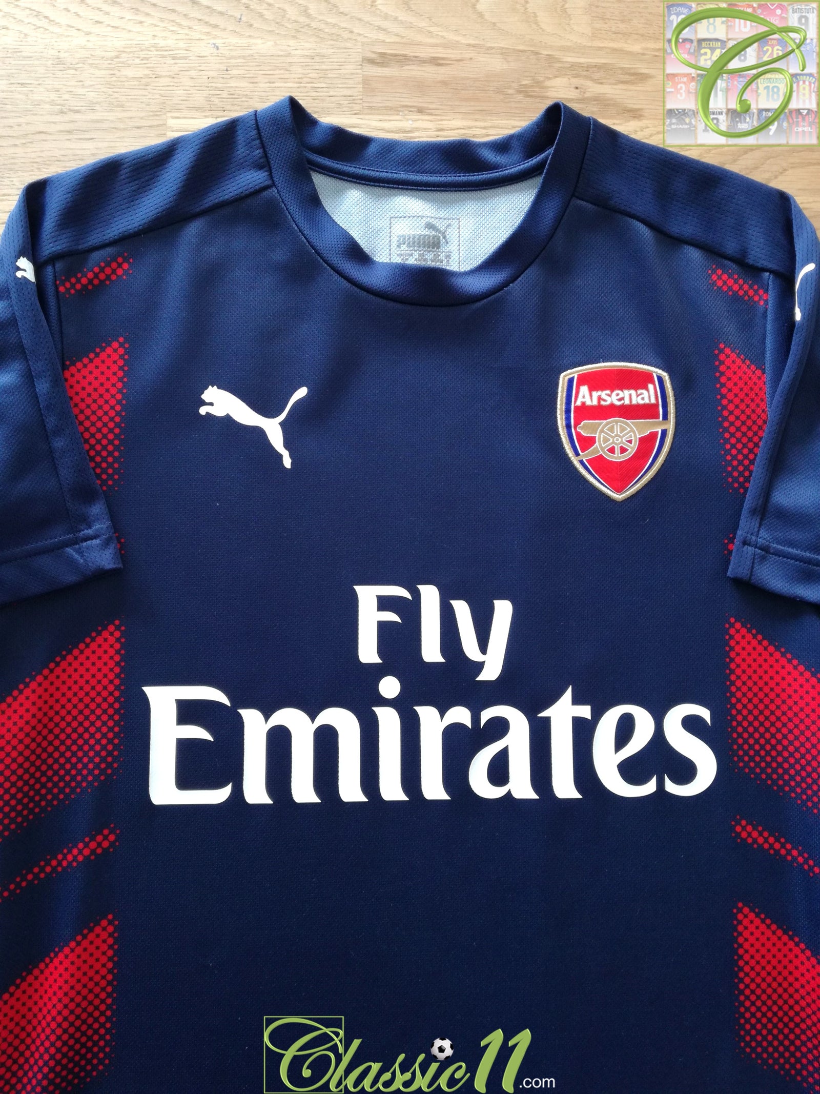 2017 Arsenal Warm Up Shirt (S)