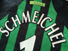 1997/98 Man Utd Goalkeeper Premier League Football Shirt Schmeichel #1 (Y)