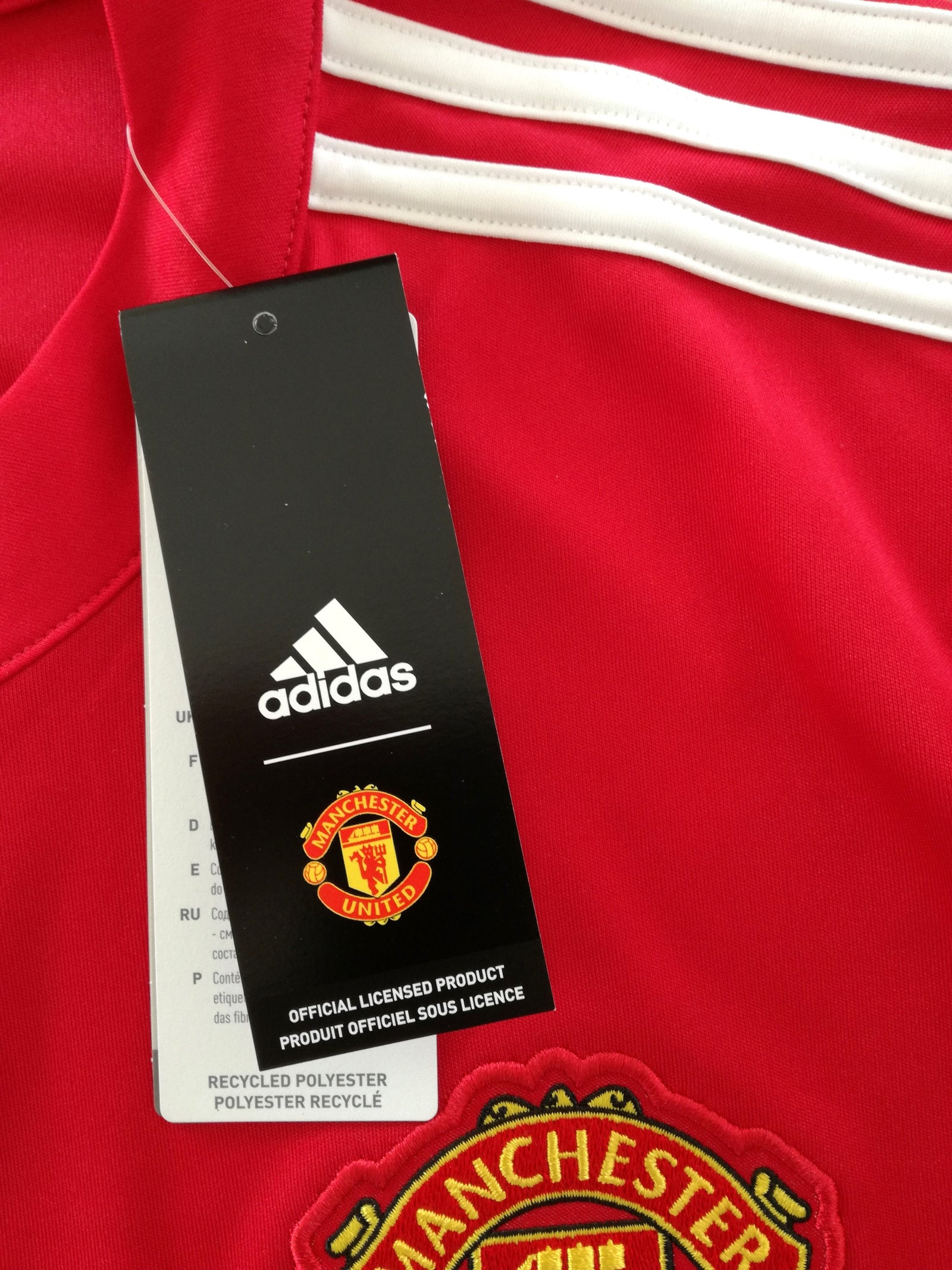 2017/18 Man Utd Home Premier League Football Shirt. Ibrahimović #10 (XL)