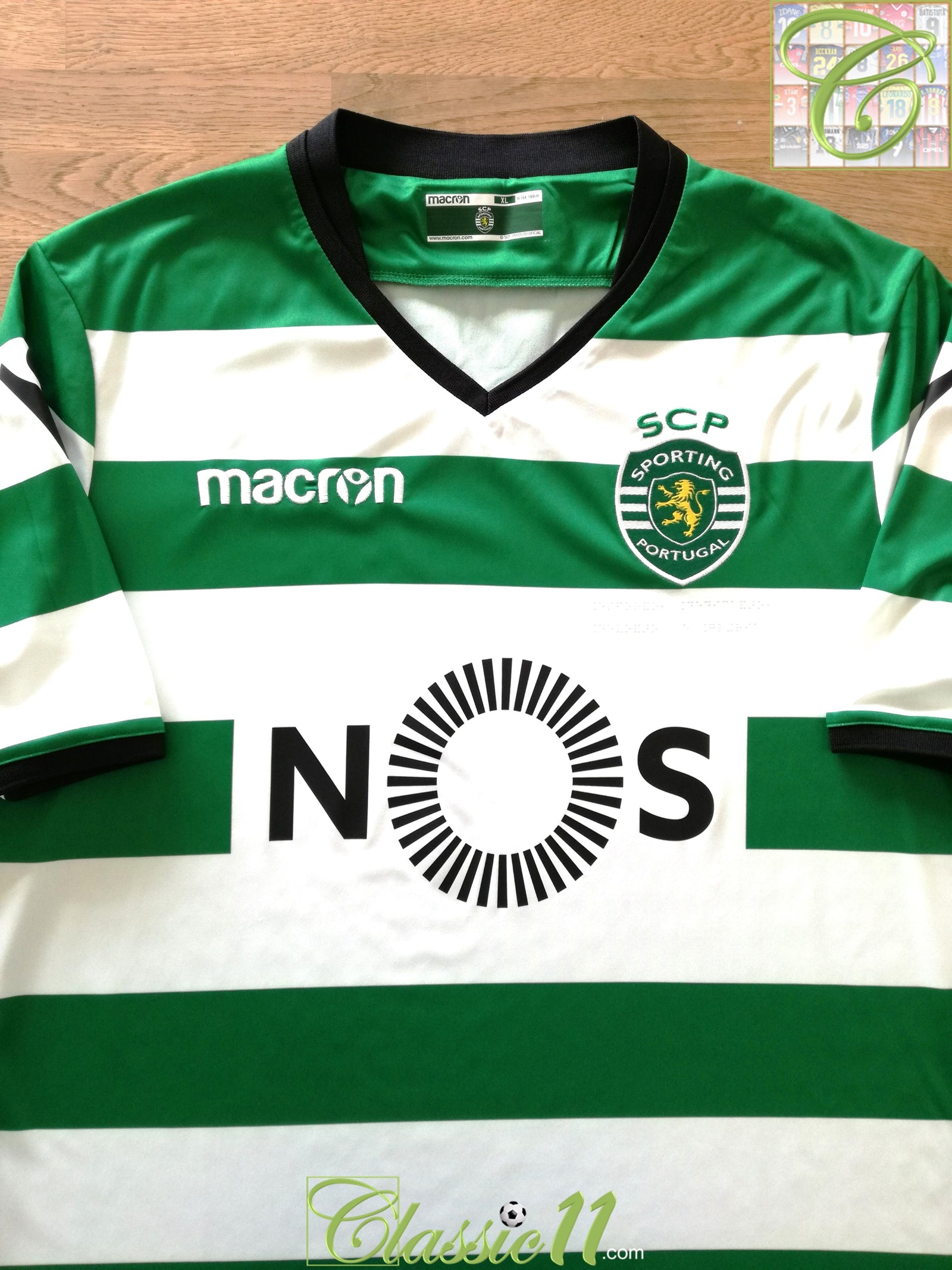 2017/18 Sporting Lisbon Home Football Shirt