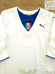 2006/07 Italy Away Long Sleeve Football Shirt