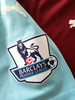 2014/15 Burnley Home Premier League Match Worn (vs Arsenal) Football Shirt Vokes #9 (L)