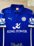 2014/15 Leicester City Home Match Worn (vs Arsenal) Premier League Football Shirt Konchesky #3 (M)