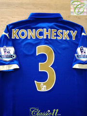 2014/15 Leicester City Home Match Worn (vs Arsenal) Premier League Football Shirt Konchesky #3