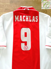 1999/00 Ajax Home Football Shirt Machlas #9