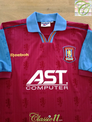 1995/96 Aston Villa Home Football Shirt