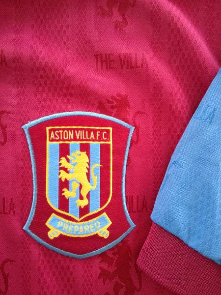 1995/96 Aston Villa Home Football Shirt / Old Vintage Reebok