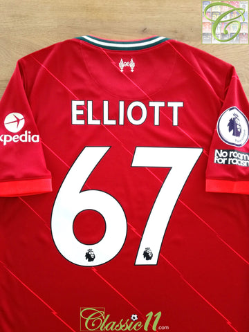 2021/22 Liverpool Home Premier League Football Shirt Elliott #67
