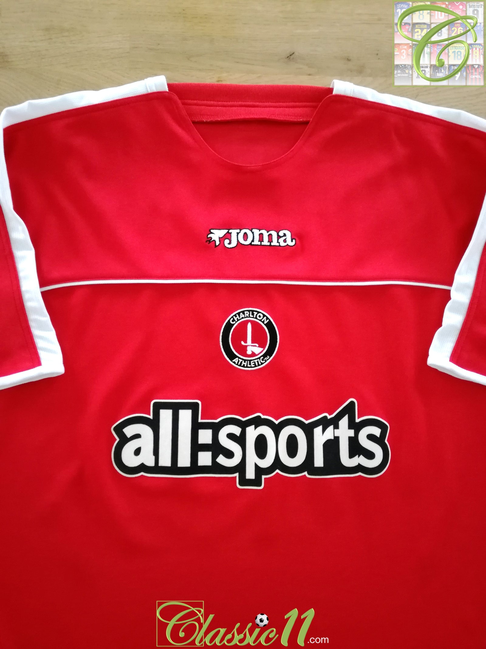 2003/04 Charlton Athletic Home Premier League Football Shirt Murphy #13 (XL)