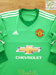 2015/16 Man Utd Goalkeeper Football Shirt (M)