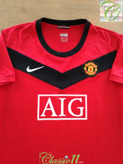 2009/10 Man Utd Home Woman's Football Shirt