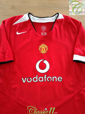 2004/05 Man Utd Home Football Shirt