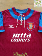 1992/93 Aston Villa Home Football Shirt