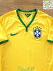 2014/15 Brazil Home Player Issue Football Shirt #7 (S)