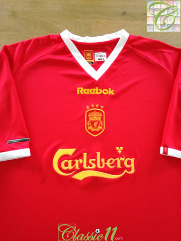 2001/02 Liverpool European Football Shirt
