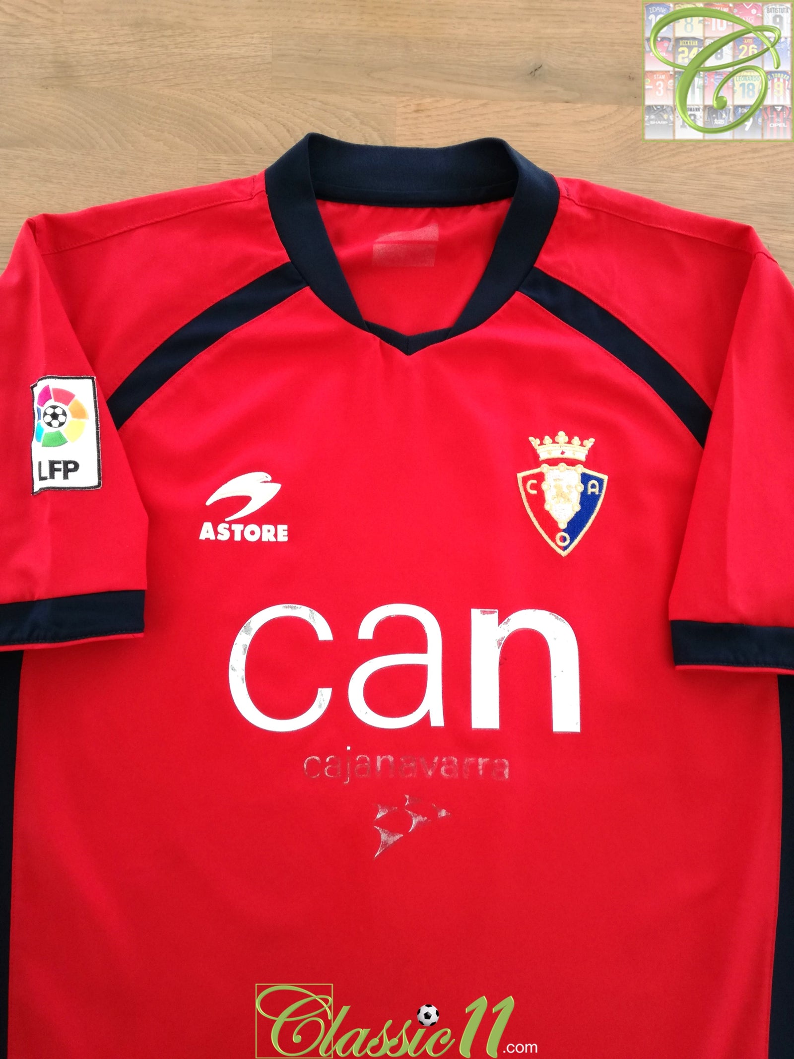 2005/06 Osasuna Home La Liga Football Shirt